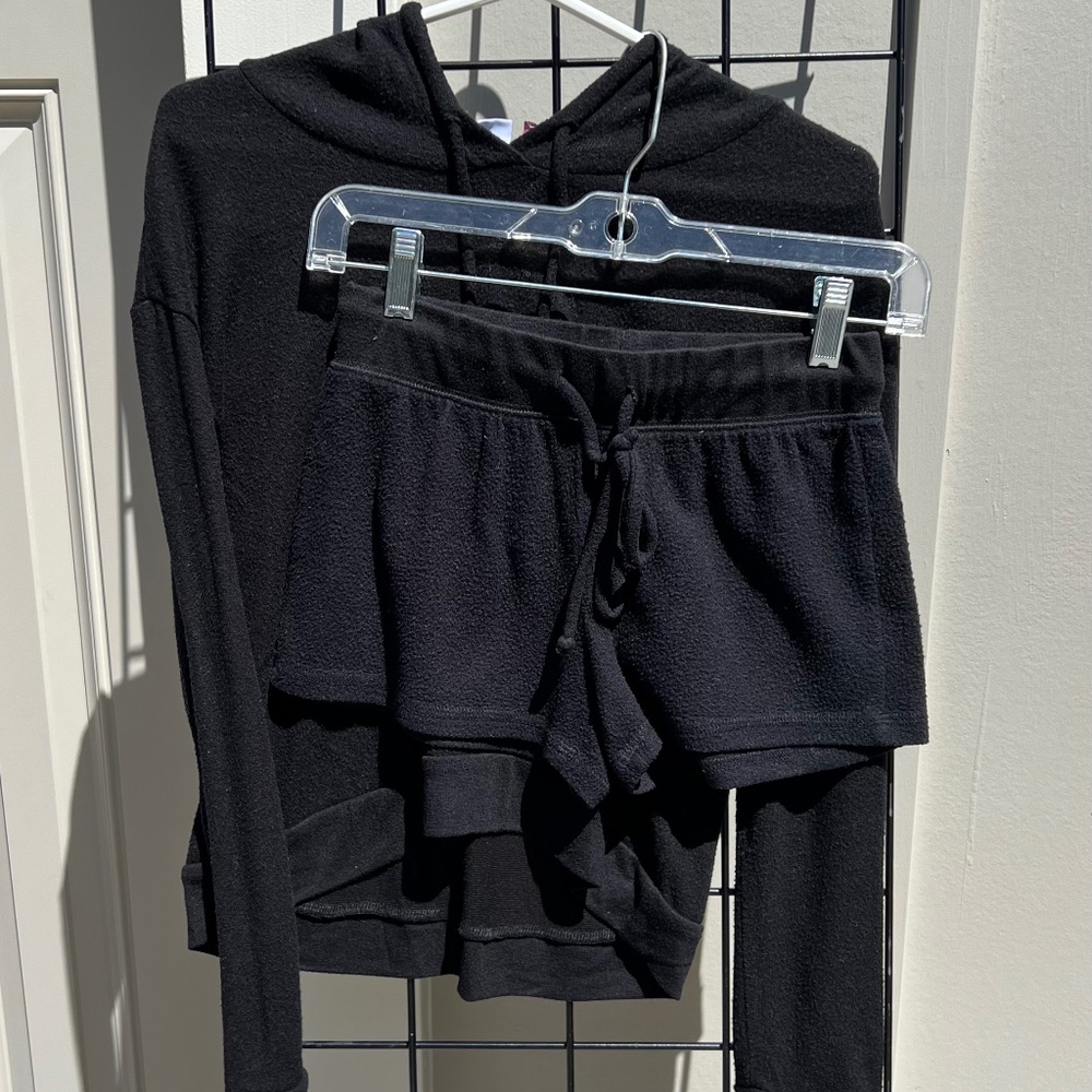 Make and Model Loungewear/ Sleep Set- Hoodie (Small) and Shorts (XS)